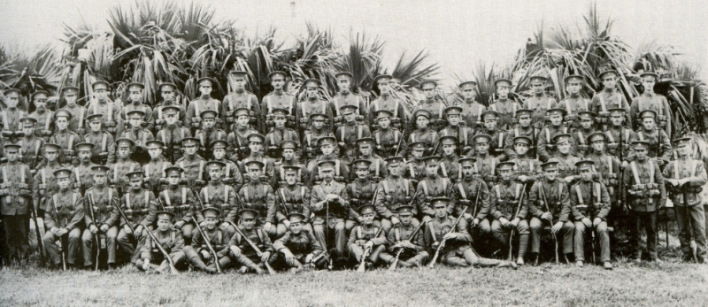 Bermuda Volunteer Rifle Corps sent to France 1914