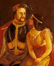 John Rolfe and Pocahontas